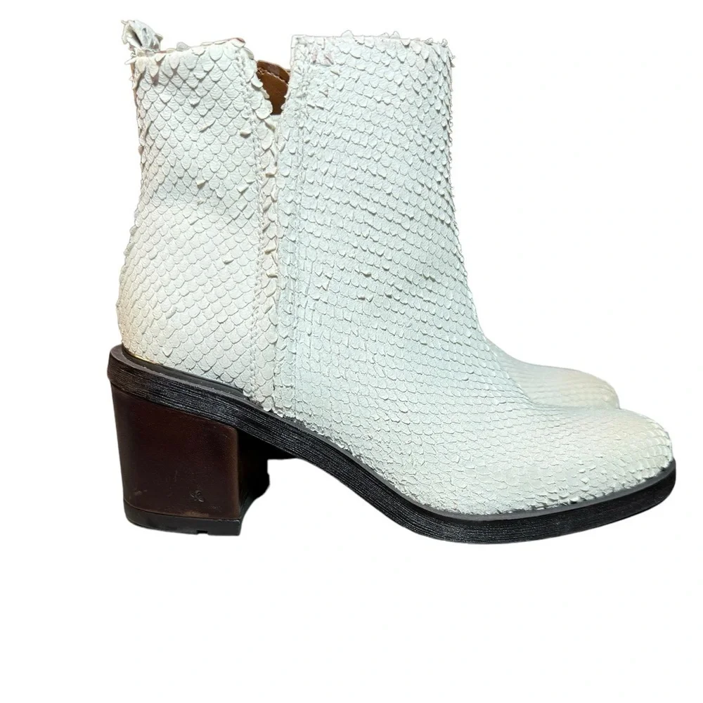 Franco Sarto Kessa Python Artesian Leather Bootie